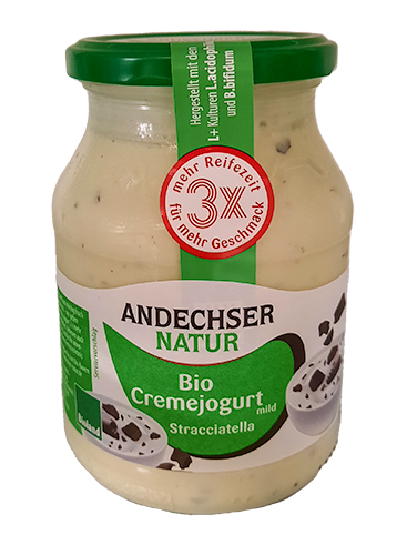 Andechser Yaourt crème stracciatella bio 500g